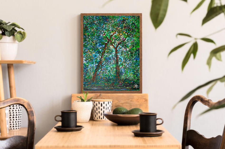 ağaç kanvas tablo